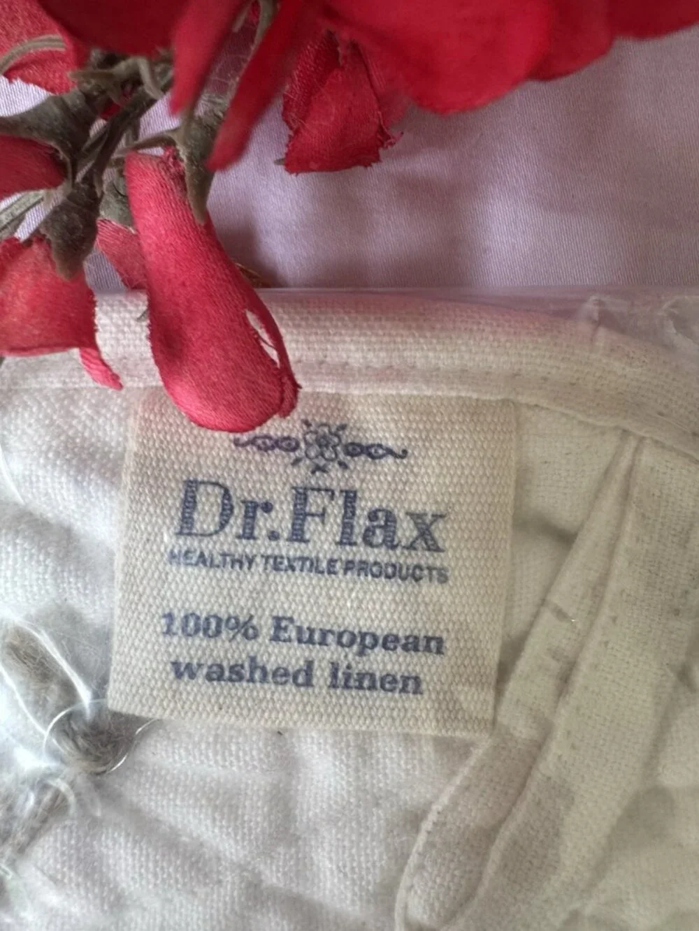 Vikolino Ivory Linen Quilted Square Oven MItt Machine Washable 8.5
